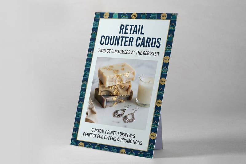 Custom counter cards printing - new_product 3 by 4OVER4.COM