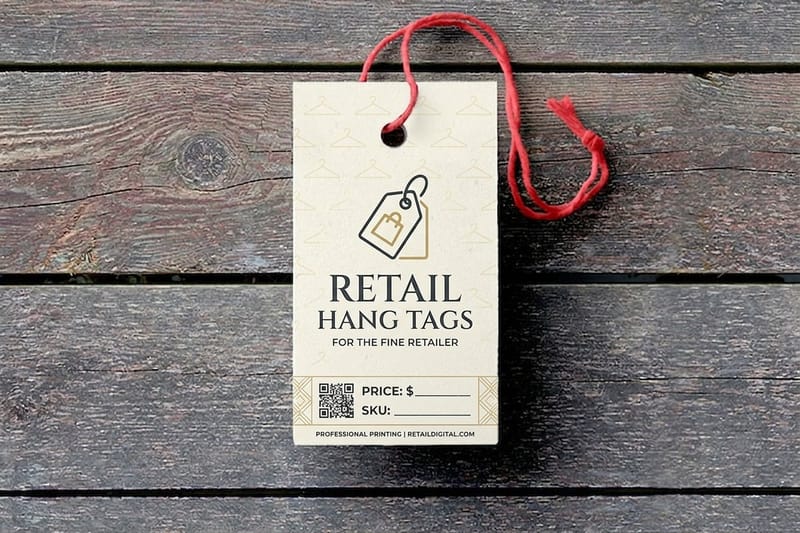 Professional hang tags printing - new_product 2 by 4OVER4.COM