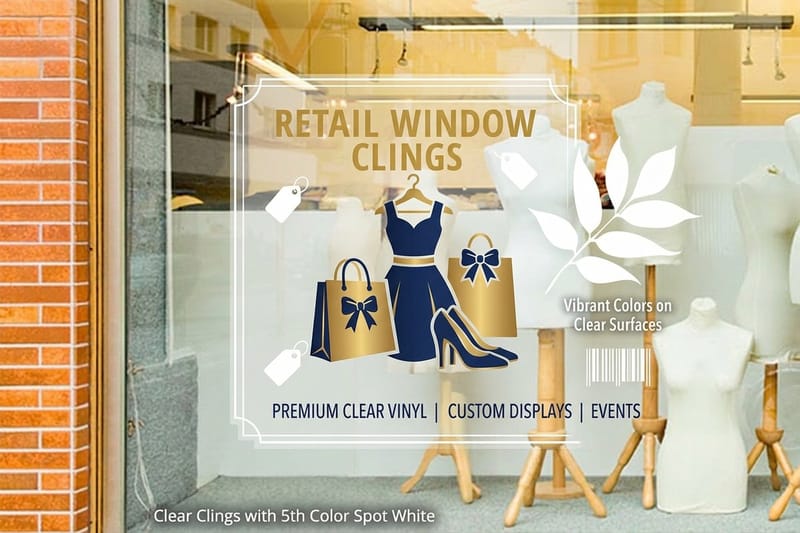 Retail Banners vs Retail Window Clings vs Retail Boxes for Your Store