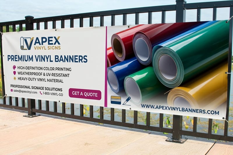 vinyl banners printing - new_product by 4OVER4.COM