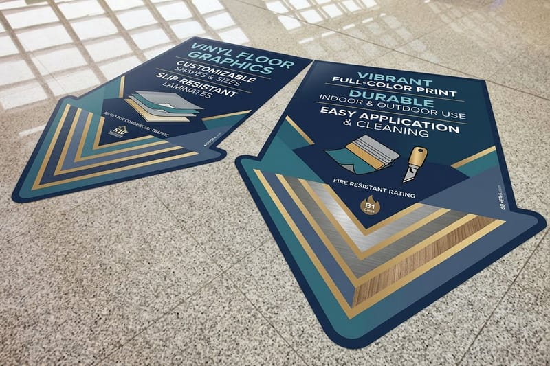 Vinyl floor graphics