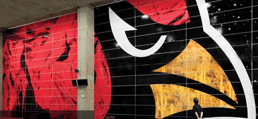 Large format print advertising examples banner by 4OVER4.COM