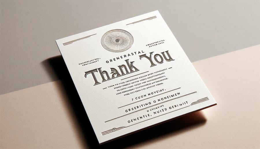 Handwritten thank you cards printed by 4OVER4.COM