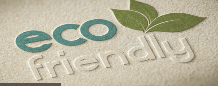 go green printing with recycled paper and soy-based inks at 4OVER4.COM