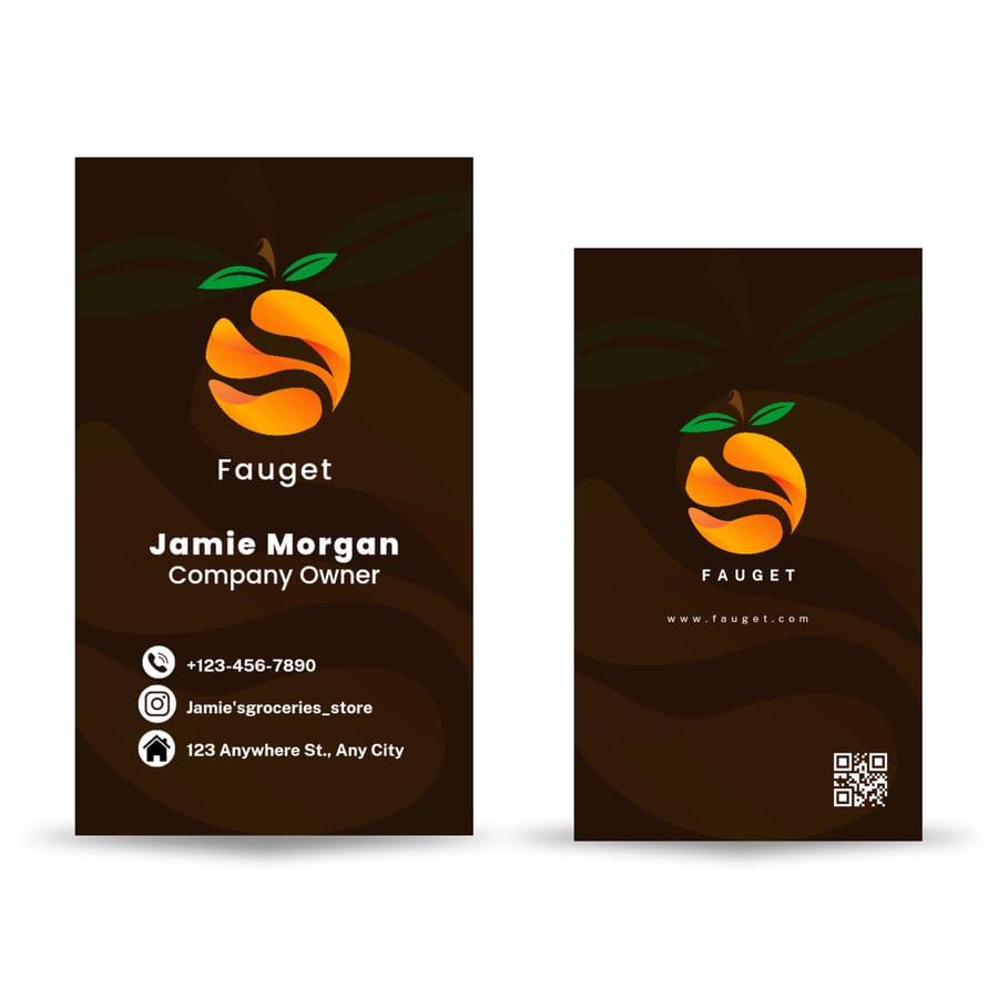 Stack of business cards with Instagram handles ready to hand out, by 4OVER4.COM