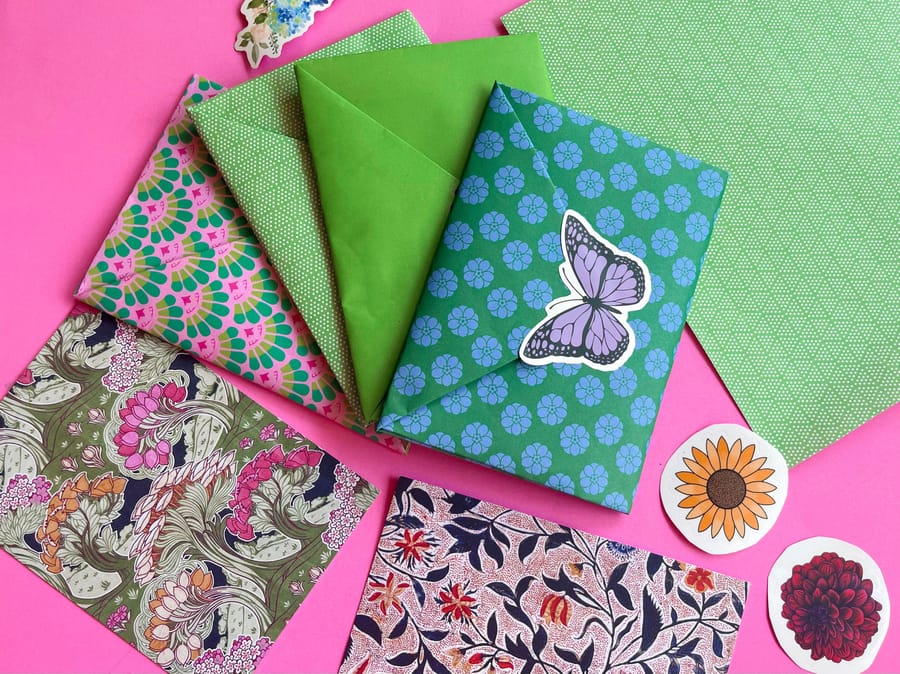 Custom envelope making tutorial from 4OVER4.COM