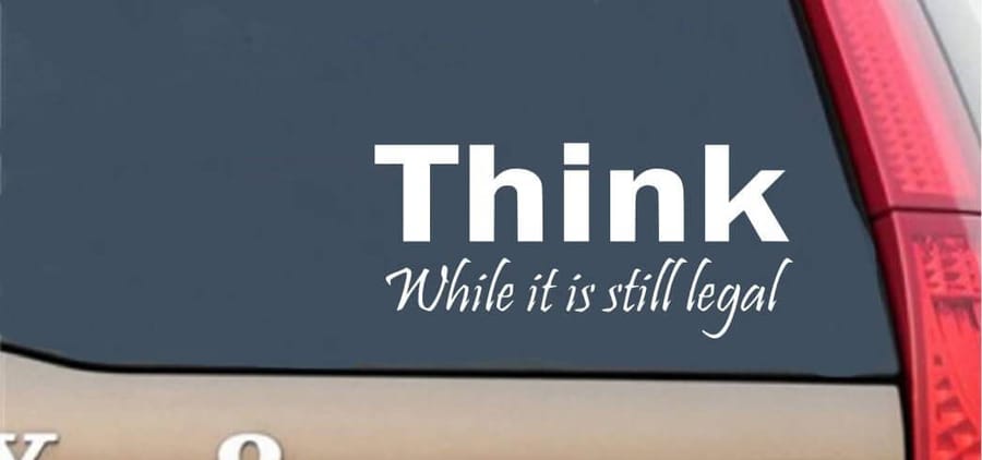 Examples of durable printed bumper stickers by 4OVER4.COM