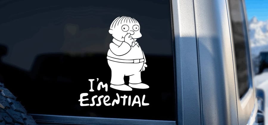 Unique custom bumper sticker designs printed by 4OVER4.COM