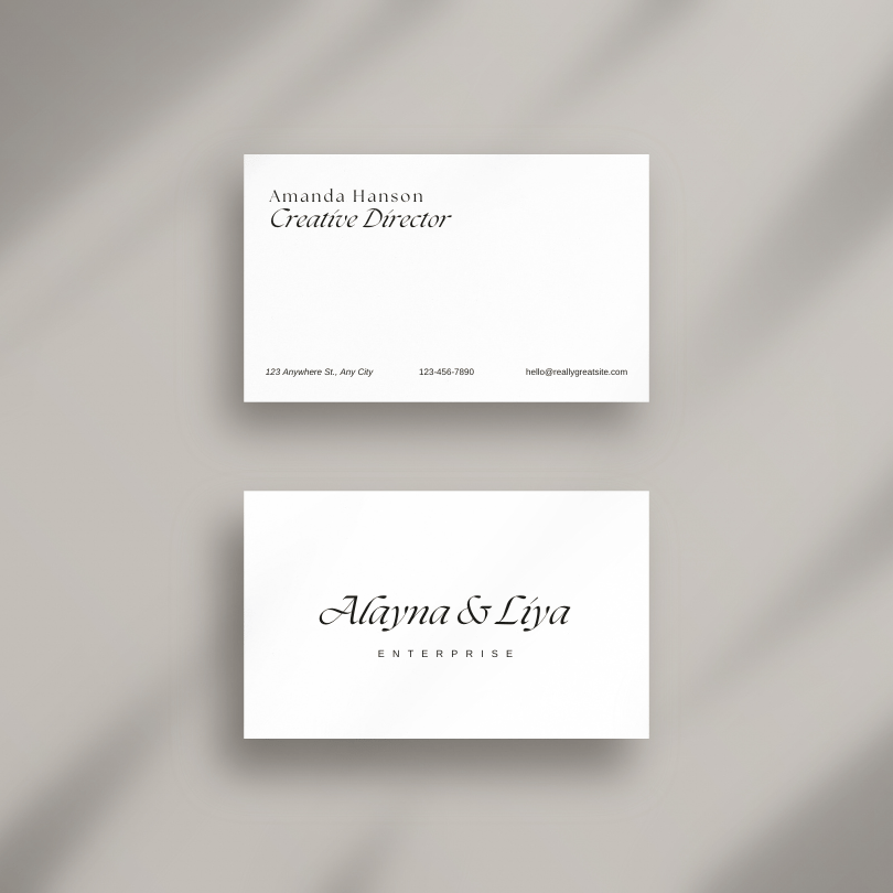 what not to put on a business card, keep personal details off, by 4OVER4.COM