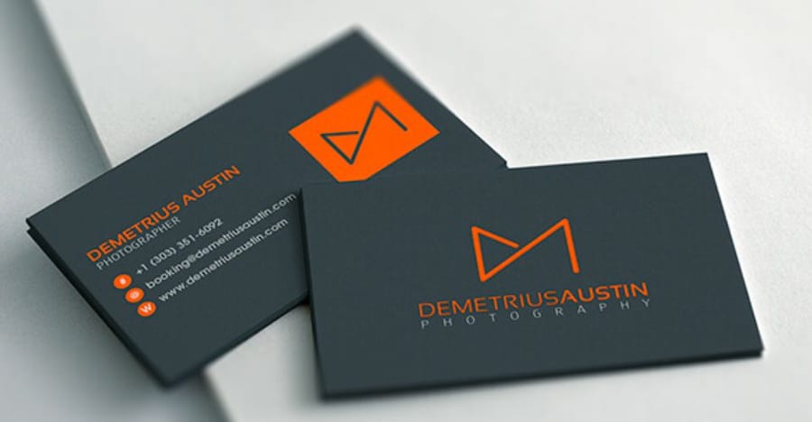 photographer business card design ideas - premium photography business cards printed by 4OVER4.COM