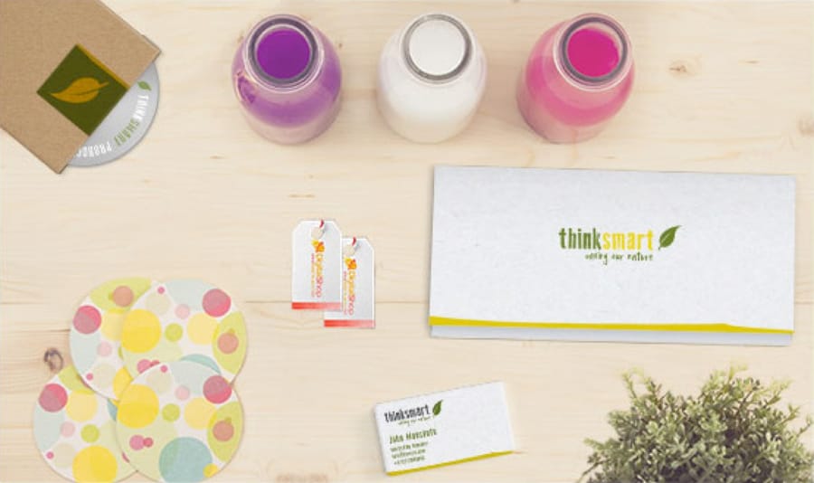 Recycled and FSC-certified paper stocks