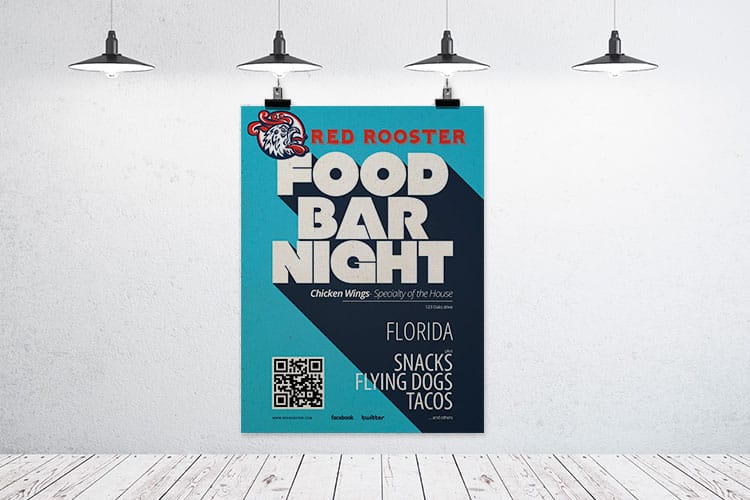 Print-ready poster file prepared at full size by 4OVER4