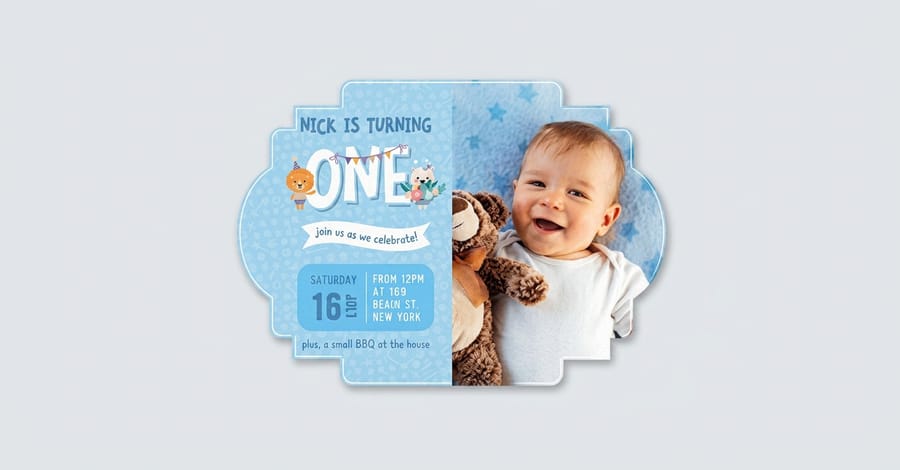 Shaped Invitations