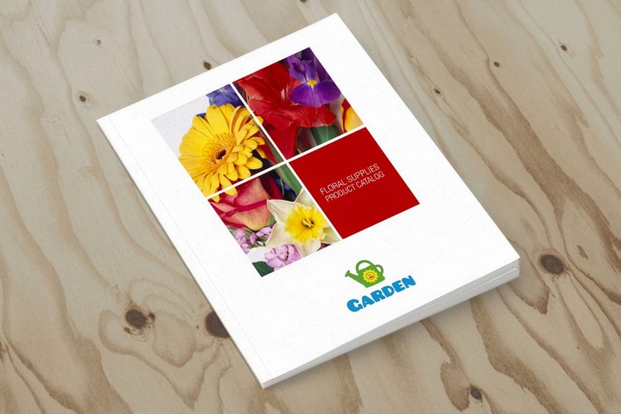 Catalog interior pages printed on gloss book paper by 4OVER4