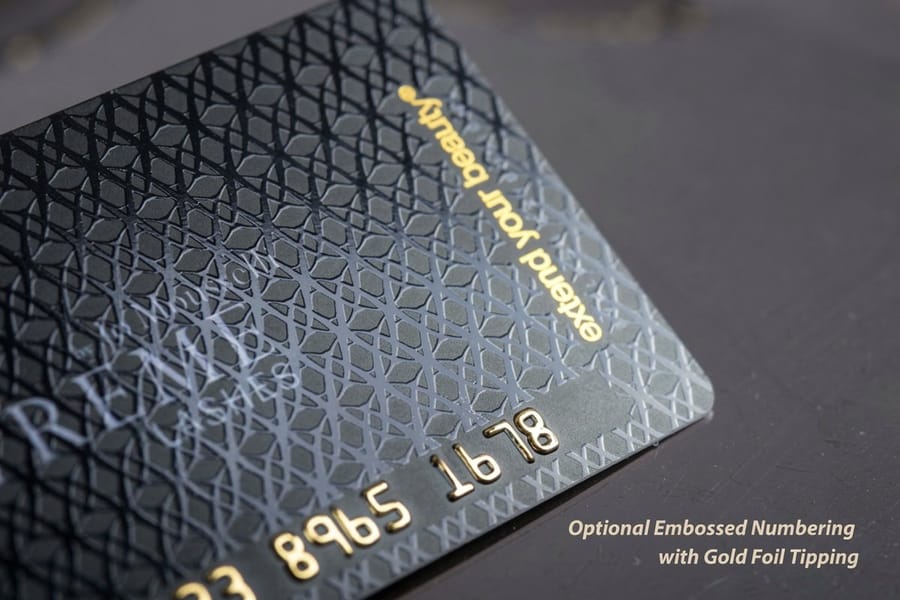 Premium coated key card holder from 4OVER4