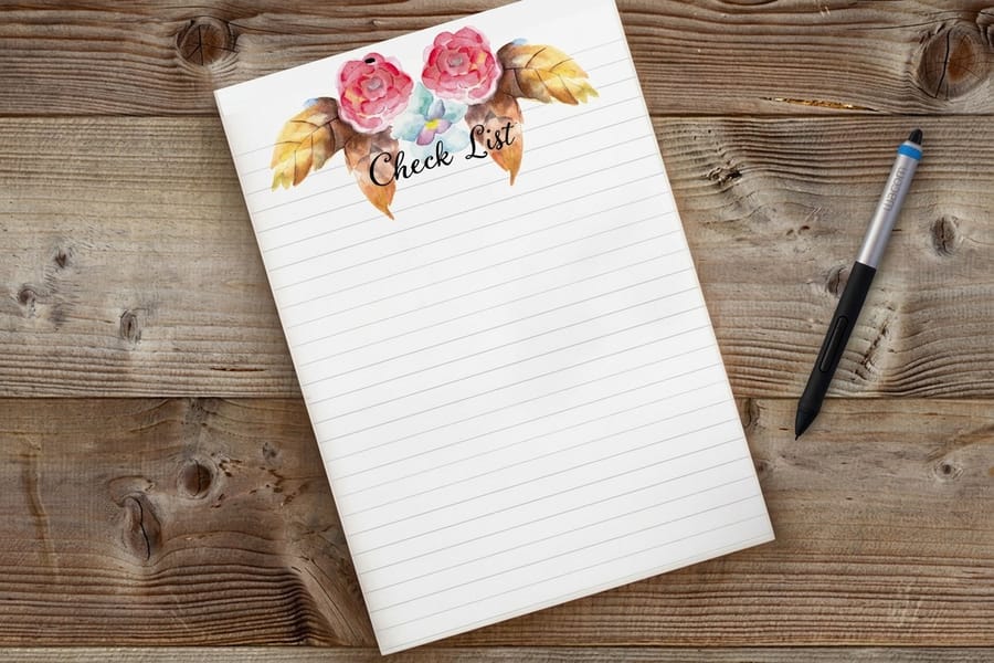 custom branded notepads as conference swag bag ideas by 4OVER4.COM