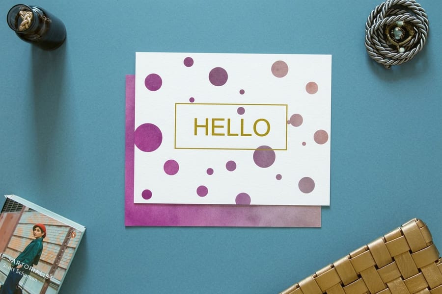 Oversized postcard printed at 4OVER4 for a timed mail campaign