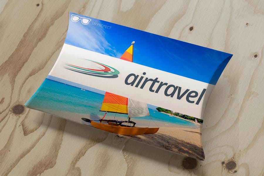 Consistent product photos across a set of branded boxes, from 4OVER4