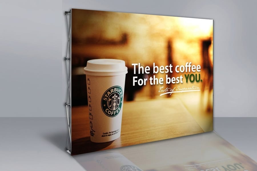 Pop up display printed by 4OVER4.COM