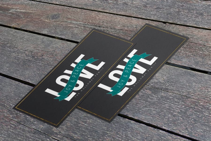 Custom rack card printed by 4OVER4