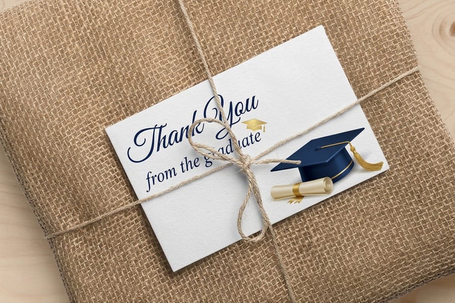 Graduation thank you cards from 4OVER4