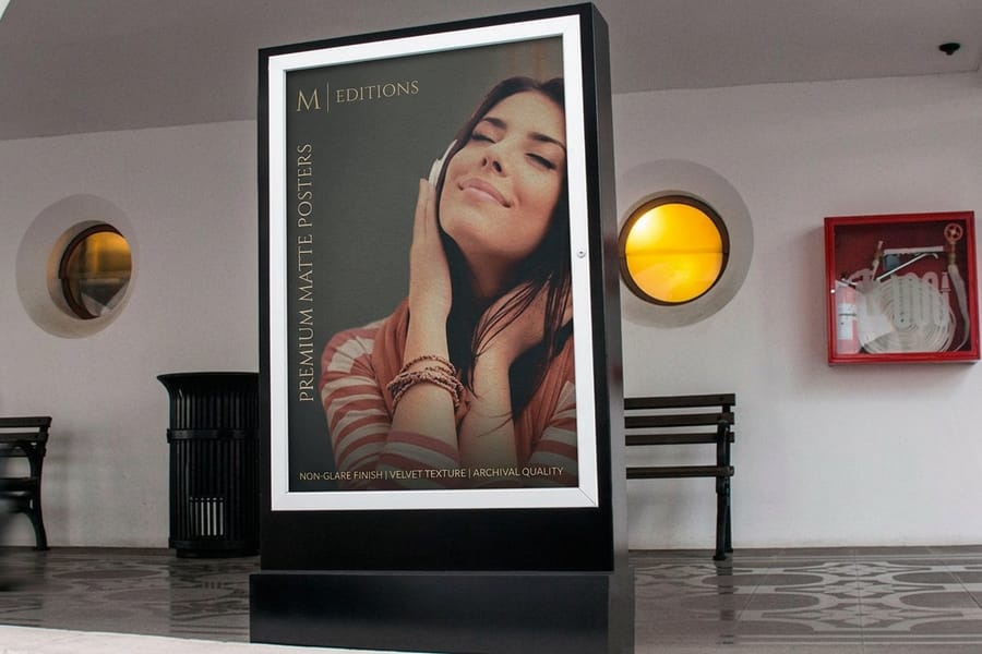 Matte poster printed by 4OVER4 from a high-resolution image file