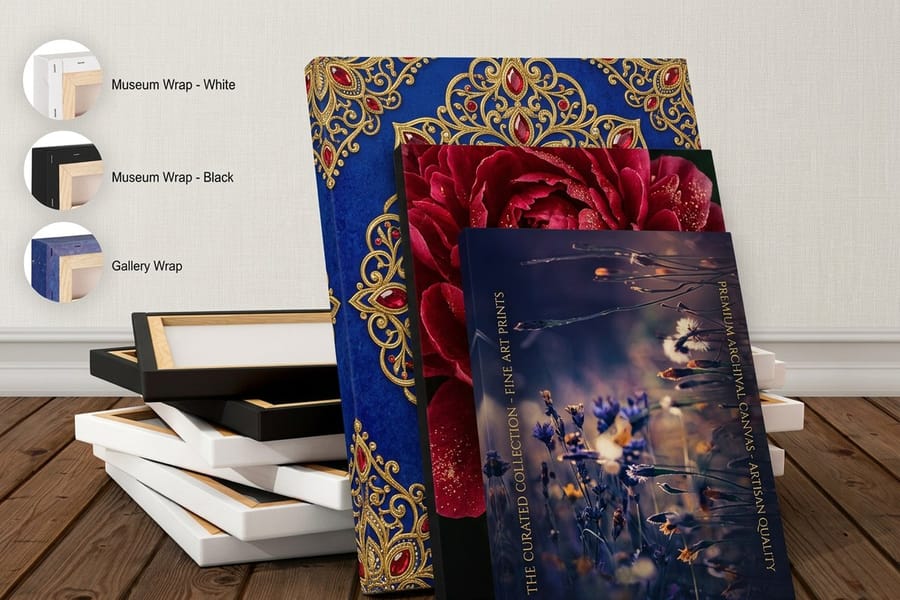 Premium canvas print printed by 4OVER4