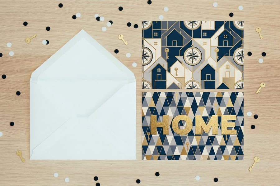 Real estate investor postcards for follow-up mailing, printed by 4OVER4