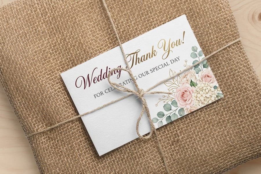 Wedding thank you cards from 4OVER4