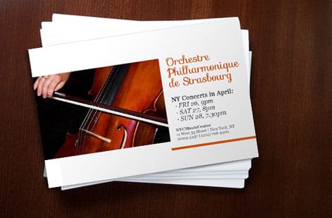 Custom marketing flyers printed by 4OVER4.COM to anchor a digital campaign in the physical world