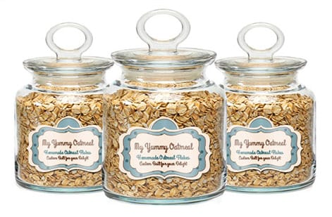 Print-ready custom label proof laid out with correct dimensions by 4OVER4
