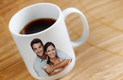 Custom logo mugs and printed tote bags by 4OVER4