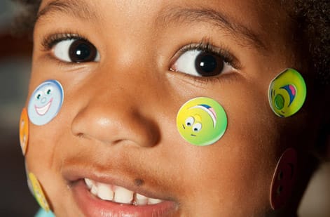Custom stickers in several materials printed by 4OVER4