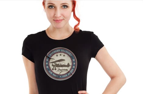 Finished custom t-shirt order printed by 4OVER4