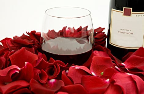 Wine bottle stickers sized for the front, back and neck, printed by 4OVER4
