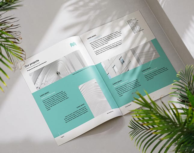 Brochures design templates