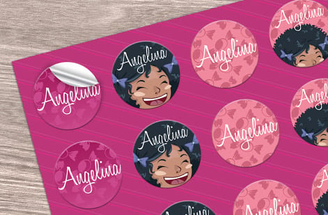 A transparent cutout checked at full resolution before printing by 4OVER4