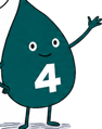 Wally, the 4OVER4 mascot
