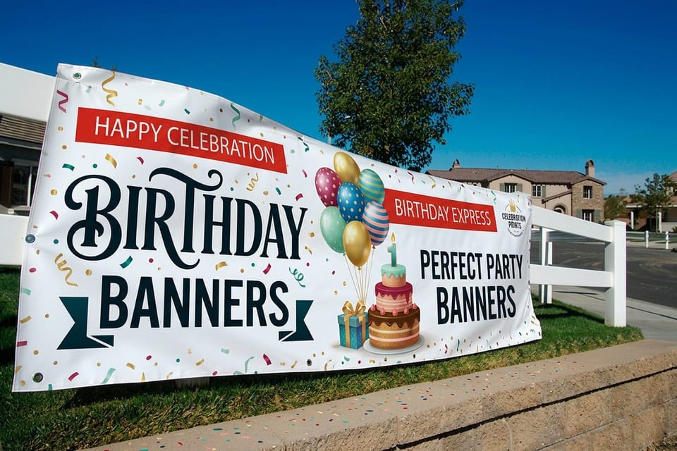 Birthday printing collection from 4OVER4.COM
