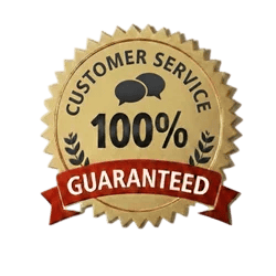 Responsive Customer Service Guarantee badge