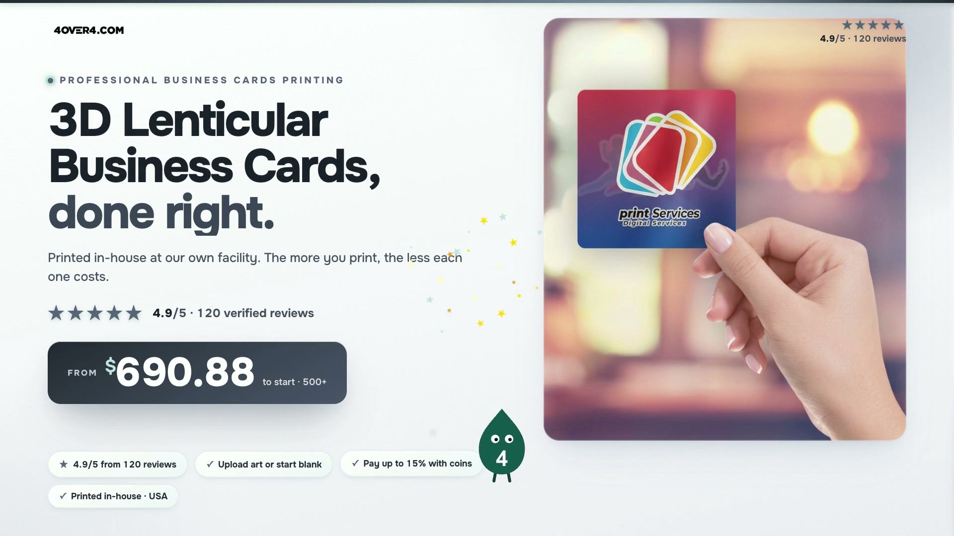 3D Lenticular Business Cards product video