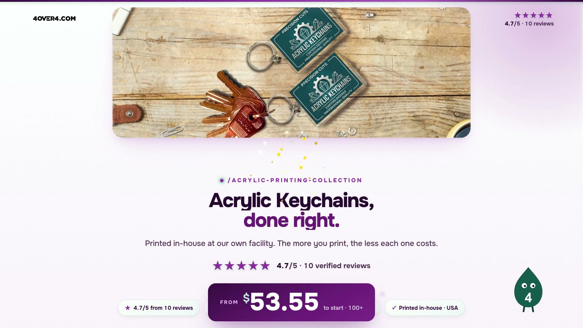 Acrylic Keychains product video