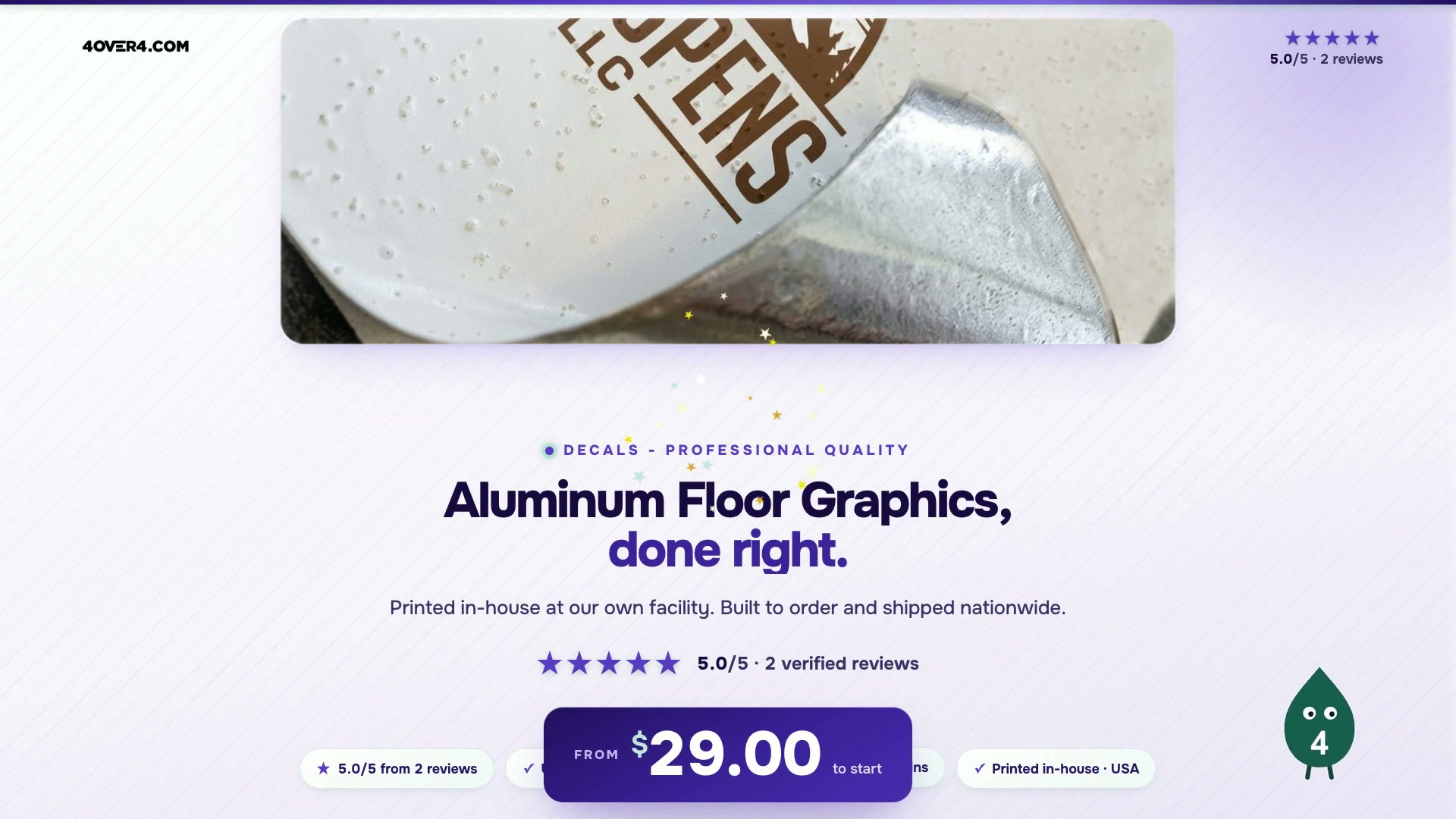 Aluminum Floor Graphics product video
