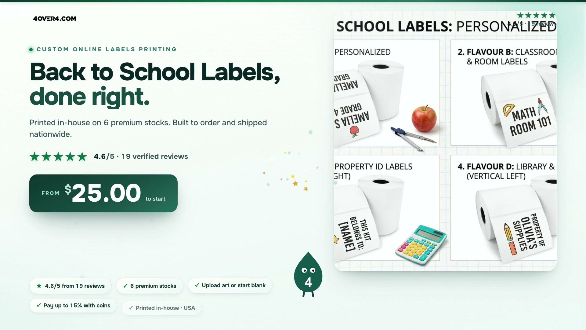 Back to School Labels product video