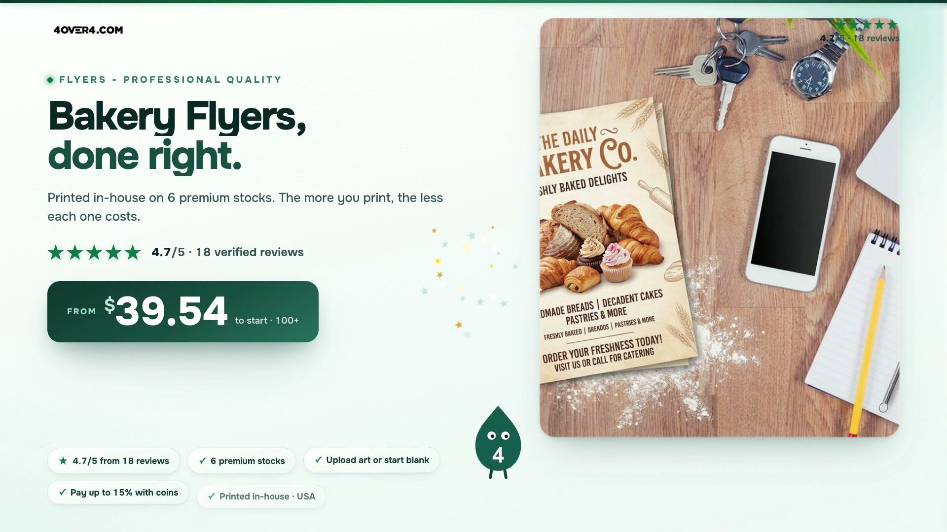 Bakery Flyers product video