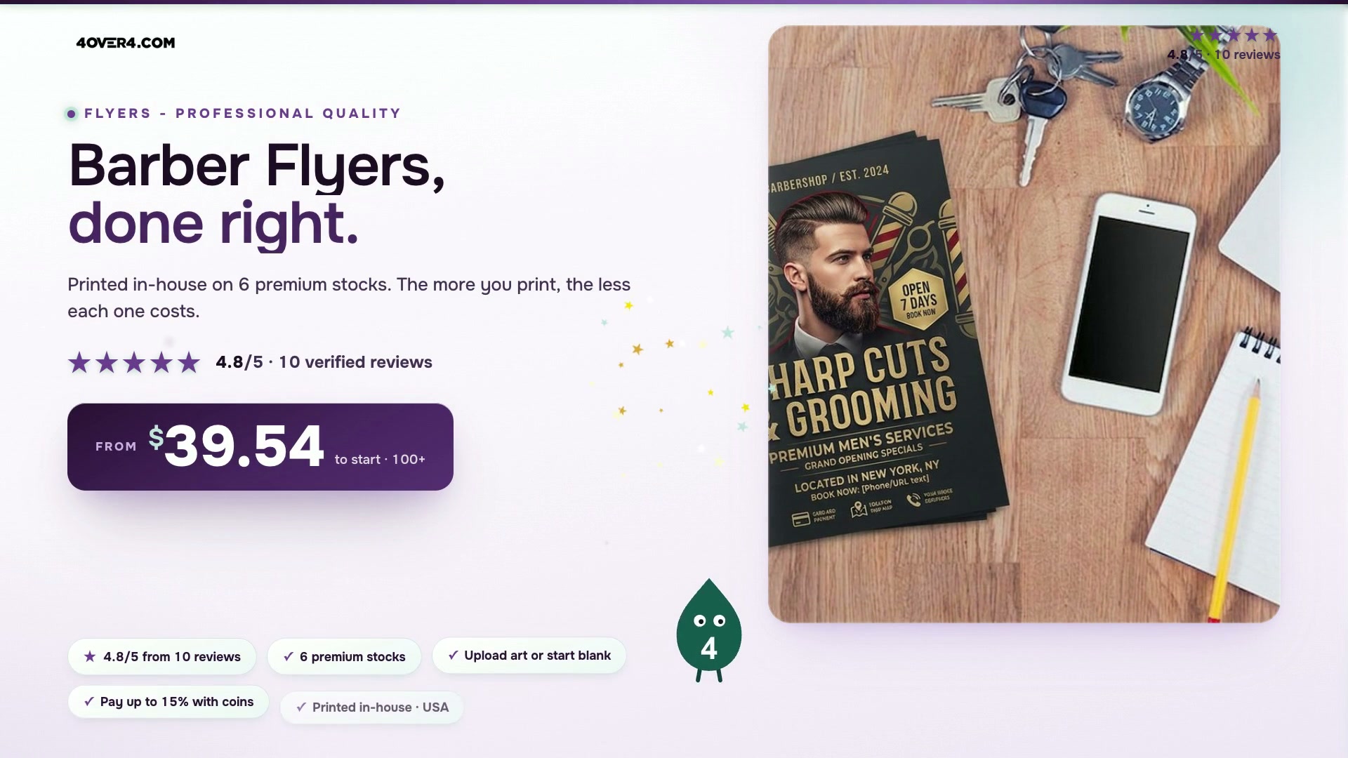Barber Flyers product video
