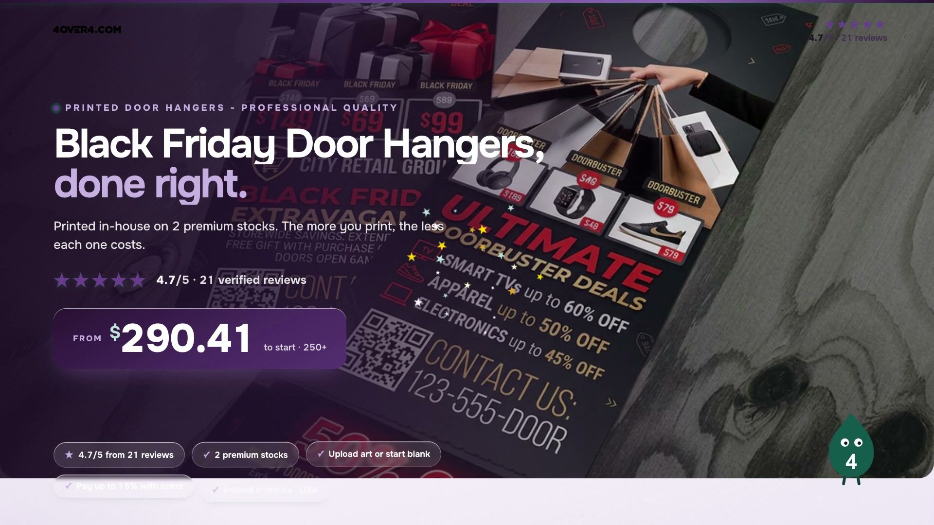 Black Friday Door Hangers product video