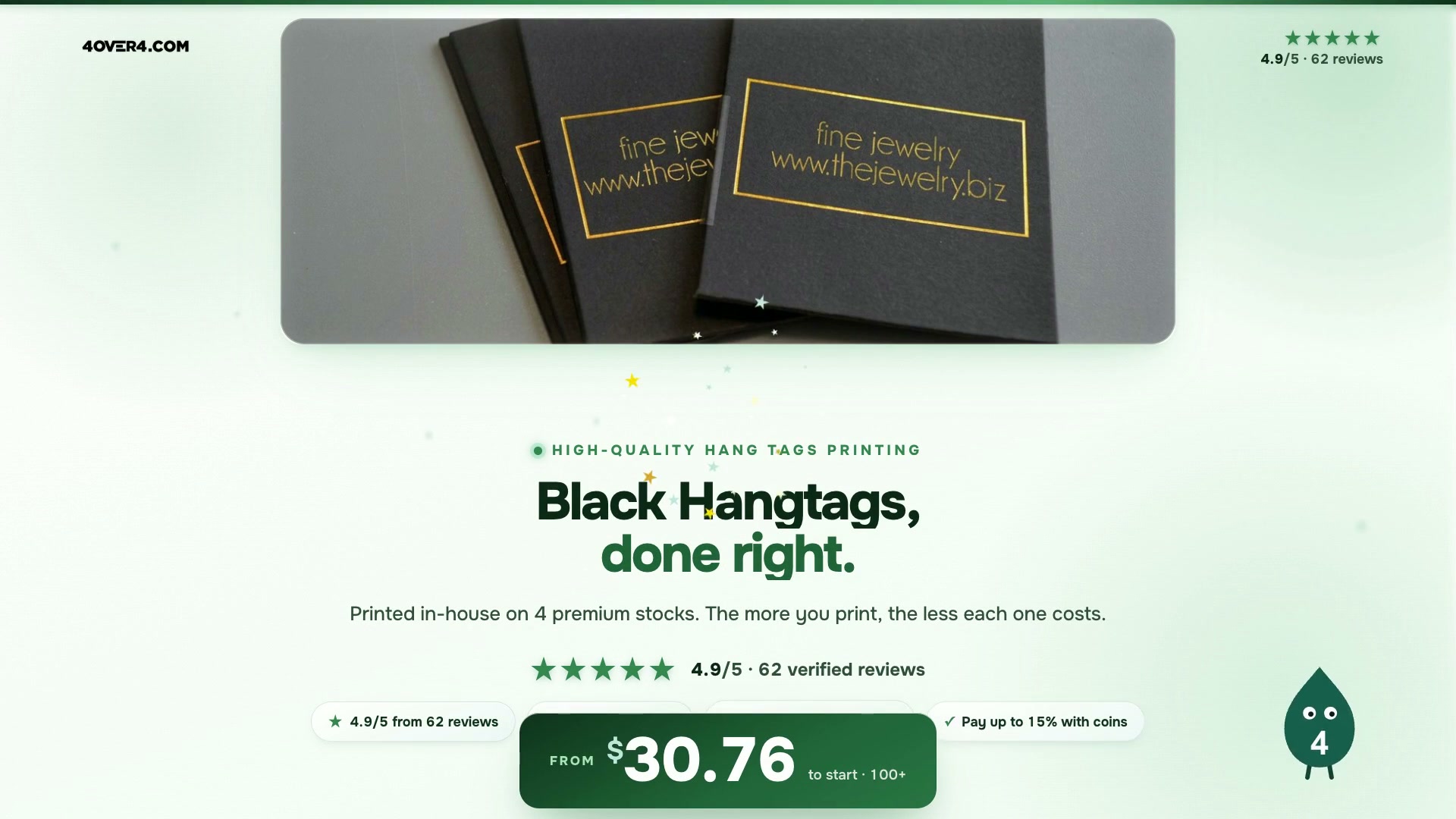 Black Hangtags product video