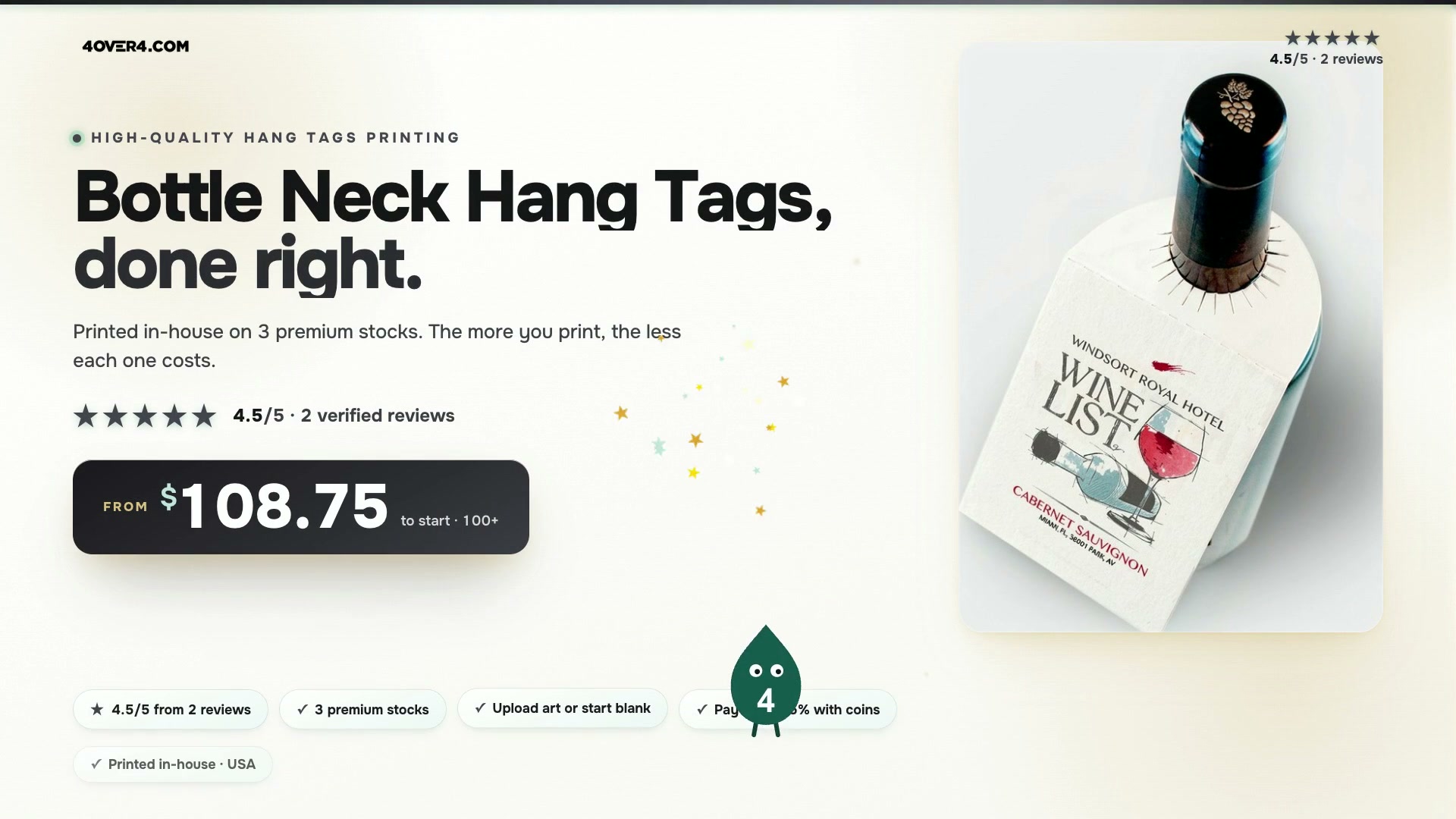 Bottle Neck Hang Tags product video