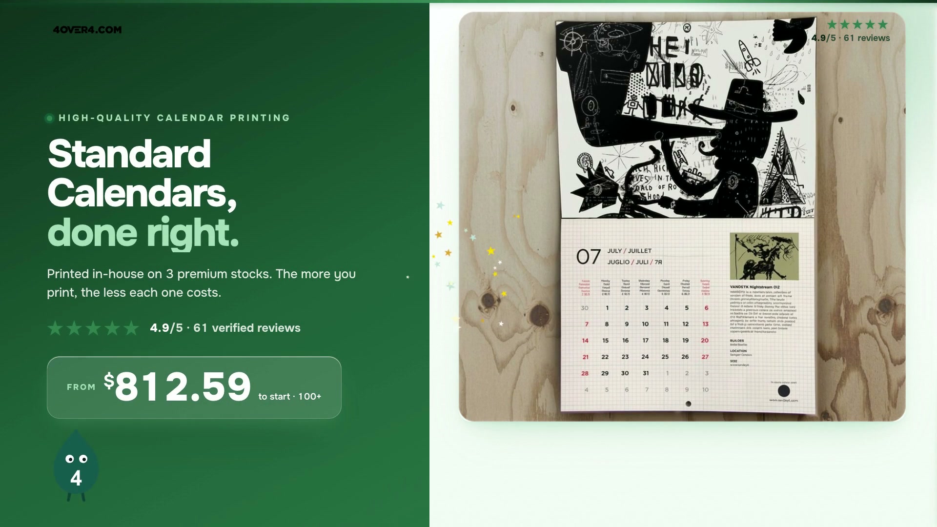 Standard Calendars product video